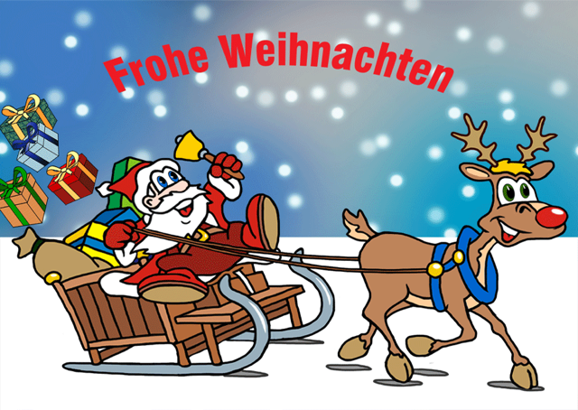 Weihnachtsgrüße und Shop Info